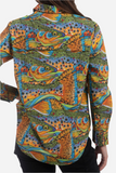Unbound Brown Tunic Fishing Shirt