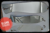 10" Chrome / Glow PERSONALIZED Dual Fin Fishblade