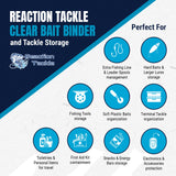 Reaction Tackle Clear Bait Binder and Tackle Storage - New