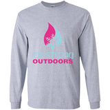 Youth Ice Strong Cool Blue/Magenta Logo LS T-Shirt