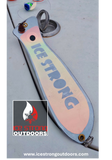 10" Chrome / Glow PERSONALIZED Dual Fin Fishblade