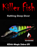 Killer Fish - Rattling DEEP Diver UV - FALL BRAWLIN'/SLAM SALE!