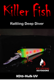 Killer Fish - Rattling DEEP Diver UV - FALL BRAWLIN'/SLAM SALE!