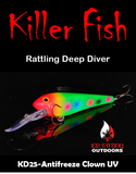 Killer Fish - Rattling DEEP Diver UV - FALL BRAWLIN'/SLAM SALE!