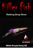 Killer Fish - Rattling DEEP Diver UV - FALL BRAWLIN'/SLAM SALE!