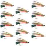 Light Spruce Classic Streamer Flies - Set of 12 - Hook Size 4