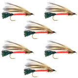 Light Spruce Classic Streamer Flies - Set of 6 - Hook Size 4
