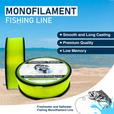Reaction Tackle Nylon Monofilament Fishing Line 350 yard spools - New