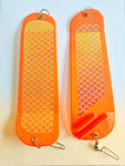 8.5" Orange Dual Fin Flasher NEW 2024