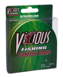 Vicious Panfish Hi-Vis Yellow Braid - 5 Lb Test