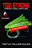 Too Strong Premium Trolling Flies - 3 Pack Unrigged