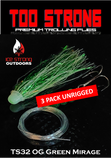 Too Strong Premium Trolling Flies - 3 Pack Unrigged