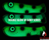 END OF SEASON SALE! -  10" Double Glow UV Dual Fin Fishblades