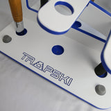 Made in the USA Fishing Rod Holder Rack | Marine Grade HDPE | 12 Pole Waterproof Wash-down | Dock, Garage, Boat, Storage | 1.5 in Holes | Fits All Sizes