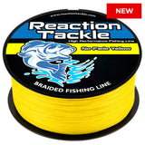 Reaction Tackle Braided Fishing Line - NO FADE Yellow - NEW