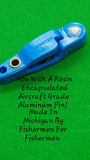 Blue Water Angler Blue Planer Board/Snap Weight Line Release 2 Pack (Aluminum Pin)