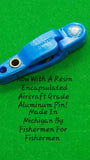 Blue Water Angler Blue Planer Board/Snap Weight Line Release 2 Pack or 6 Pack (Aluminum Pin)