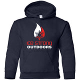 Youth Pullover Hoodie Red & White Logo (LOTS of color choices)
