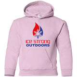 Youth Pullover Hoodie Patriotic Logo (LOTS of color choices)