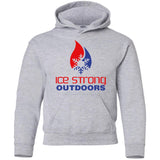 Youth Pullover Hoodie Patriotic Logo (LOTS of color choices)
