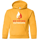 Youth Pullover Hoodie Red & White Logo (LOTS of color choices)