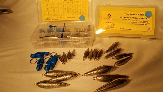 Blue Water Professional Grade Snap Weight Kit – Ice Strong Outdoors