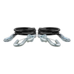 CURT 44-1/2" Safety Cables w/2 Snap Hooks - 5,000 lbs. - Vinyl Coated - 2 Pack [80151]