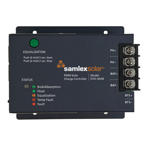 Samlex Solar Charge Controller - 12/24 PWM - 30 AMP [EVO-30AB]