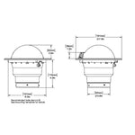 Ritchie SS-5000W SuperSport Compass - Flush Mount - White [SS-5000W]