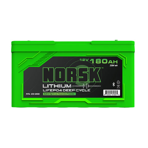 Norsk Lithium Battery 180AH 12V LIFEPO4 Marine Starting + House Battery – Guardian-BACKORDERED