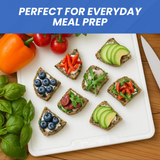 TRAPSKI 3/8 Inch Thick HDPE Cutting Boards | Food-Grade | Juice Grooves