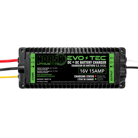 Norsk EVO-TEC™ 16V 15A DC to DC Charger – Norsk Lithium