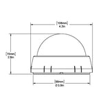 Ritchie XP-99W Kayaker Compass - Surface Mount - White [XP-99W]