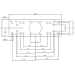 RAM Mount Horizontal Single Arm Ball Mount - Gimbal Bracket [RAM-109HSB]