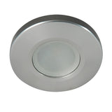 Lumitec Orbit - Flush Mount Down Light - Brushed Finish - 2-Color White/Red Dimming [112502]