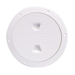 Beckson 6" Non-Skid Screw-Out Deck Plate - White [DP62-W]