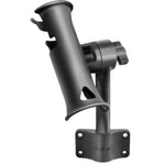 RAM Mount RAM Tube Jr. Fishing Rod Holder w/Standard 6" Length Post Spline & Bulkhead Mounting Base [RAP-390-BU]