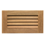 Whitecap Teak Louvered Insert - 6-3/8" x 11-3/16" x 3/4" [60714]