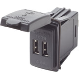 Blue Sea Dual USB Charger - 24V Contura Mount [1039]