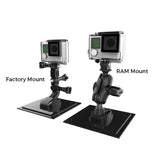 RAM Mount RAM 1" Ball Adapter for GoPro Bases with Short Arm and Action Camera Adapter [RAP-B-GOP2-A-GOP1U]