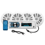 Boss Audio MCK632WB.64 Marine Stereo  2 Pairs of 6.5" Speaker Kit - White [MCK632WB.64]