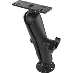 RAM MOUNT UNIVERSAL D SIZE BALL MOUNT WITH LONG ARM FOR 9"-12" FISHFINDERS AND CHARTPLOTTERS - Perfect for Garmin, Humminbird, Raymarine, Lowrance