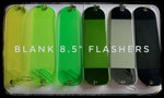 8.5" Dual Fin Flashers PERSONALIZED! - 6 colors!