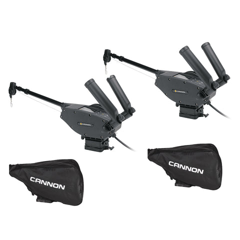 CANNON OPTIMUM™ 10 BT ELECTRIC DOWNRIGGER 2-PACK W/BLACK COVERS