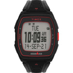 Timex IRONMAN T300 Silicone Strap Watch - Black/Red [TW5M47500]