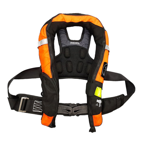 First Watch FW-40PRO Ergo Auto Inflatable PFD w/Harness - Hi-Vis Orange  Black [FW-40PROHA-OB]