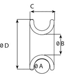 Wichard FRX25 Friction Ring - 25mm (63/64") [FRX25 / 22517]