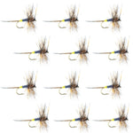 Adams Female Classic Dry Fly - 1 Dozen Flies - Hook Size 14