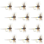 Adams Female Classic Dry Fly - 1 Dozen Flies - Hook Size 16