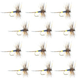 Adams Female Classic Dry Fly - 1 Dozen Flies - Hook Size 16